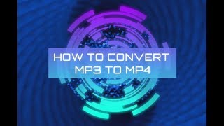 How to Convert MP3 to MP4 Cover or Audio Specturm [upl. by Edita]