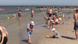 Łeba plaża 4072018 [upl. by Asilej]