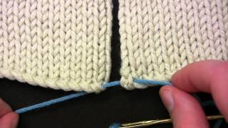 Berroco How to Mattress Stitch [upl. by Kenzi]