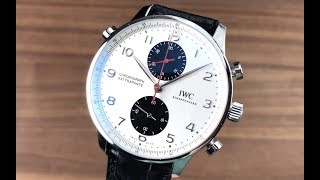 IWC Portugieser Chronograph Rattrapante Edition quotBoutique Torontoquot 371220 IWC Watch Review [upl. by Crisey]