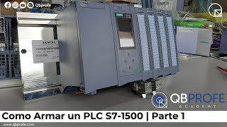 MONTAJE DE SIMATIC S7 1500  PARTE 1 [upl. by Neirrad]