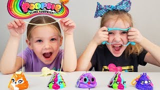 Opening Poopsie Surprise Unicorn Slime Making DIY Poop Slime [upl. by Yneffit]