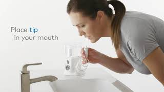 How to Use the Waterpik™ Nano Water Flosser WP310 [upl. by Panchito285]