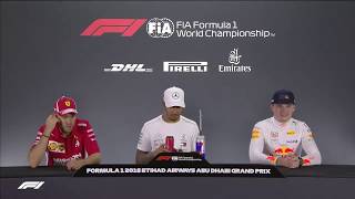 F1 2018  Abu Dhabi GP  Sebastian Vettel Id rather have a Red Bull [upl. by Waddell]