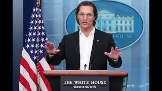 Matthew McConaugheys White House Speech [upl. by Yvonne]