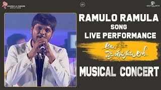 Ramuloo Ramulaa Song Live Performance By Anurag Kulkarni  AVPLMusicalConcert  Allu Arjun [upl. by Hunt]