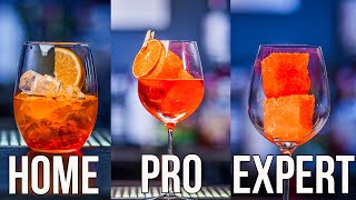 How to Make Aperol Spritz Home  Pro  Expert [upl. by Enyawed246]