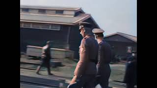 WWII Deportation Kamp Westerbork in early 1943 in color AI enhanced amp colorized [upl. by Arun]