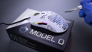 Glorious Model O Gaming Mouse Unboxing  ASMR [upl. by Bihas367]