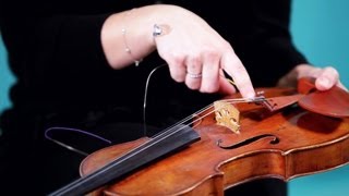 How to Replace Strings  Violin Lessons [upl. by Noirb]