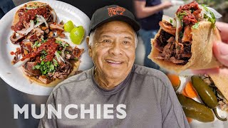 The Taco Master of East LA  Street Food Icons [upl. by Aihsad]