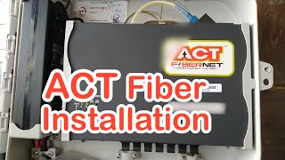 ACT Fibernet Complete Installation [upl. by Idelle]