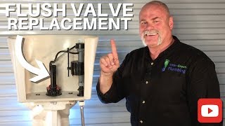 How To Replace A Toilet Flush Valve  DIY Plumbing [upl. by Deppy]