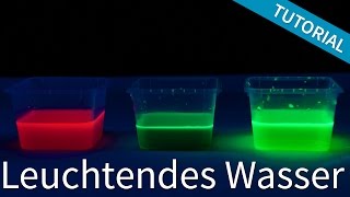 Leuchtendes Wasser selber machen  UV Licht Heimexperiment by Incredible Experiments [upl. by Nyrhtak967]