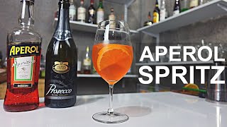 How to make an Aperol Spritz  2 WAYS [upl. by Oakie259]