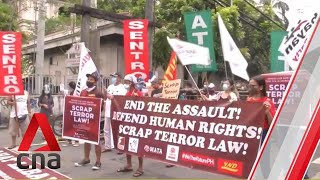 Philippine court hears petitions against antiterror law [upl. by Inami]