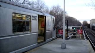 MTA New York City Subway  Bedford Park Blvd Bound R40 Slant B Train  Kings Highway [upl. by Edwards]