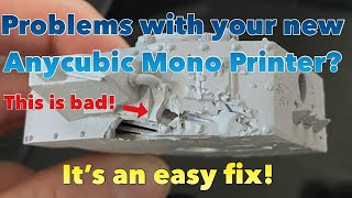 Problems with Anycubic Mono and MonoX Prints and How to Fix Them [upl. by Eelaras]