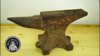 1940s Fisher Anvil Restoration  Making an Anvil Stand [upl. by Popele679]