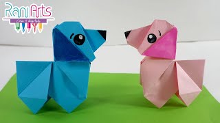 PERRO DE ORIGAMI  Paso a paso  DIY  ORIGAMI DOG [upl. by Mavis]