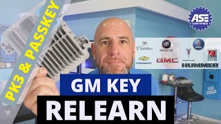 HOW TO PROGRAM KEY FOR GMCHEVY PK3 or Passkey Antitheft  Engine Computer Replacement [upl. by Mad844]