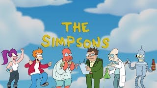 Futurama References in The Simpsons UPDATED [upl. by Loutitia]