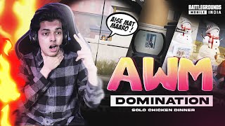 AUTO AWM DOMINATION  SOLO CHICKEN DINNER  BGMI [upl. by Elleron]