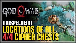 How to Unlock Muspelheim God of War All Muspelheim Cipher Chest Locations [upl. by Sophy631]