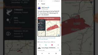 Radcliff Kentucky Tornado 121121 [upl. by Ainnos]