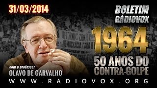 OLAVO DE CARVALHO  1964 50 ANOS DO CONTRAGOLPE [upl. by Areid115]