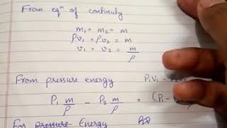 Bernoullis theorem  derivation  class 11th important [upl. by Dominique]