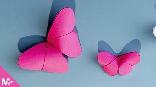 ► Como hacer MARIPOSAS DE PAPEL en 5 MINUTOS 😱🦋 [upl. by Ahtaela368]