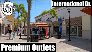 Orlando International Premium Outlets  Outlet Mall on International Drive near Universal Orlando [upl. by Lekcim]