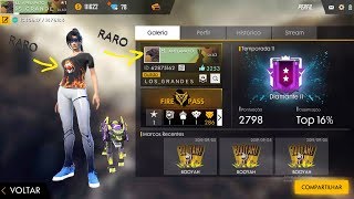 CONTA DE UM MESTRE RAIZ  free fire [upl. by Icyac845]