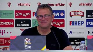 Ralf Rangnick  Croatia 03 Austria  PostMatch Press Conference  Nations League [upl. by Snashall]