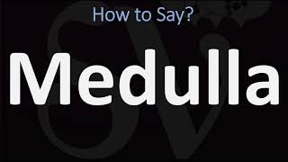 How to Pronounce Medulla CORRECTLY [upl. by Hnib]