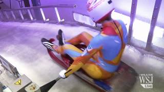 Winter Olympics 2014 Preview Luge Training  Sochi Olympics [upl. by Ynnal]