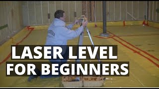 How To Use A Laser Level SelfLeveling Laser Basics [upl. by Yovonnda]