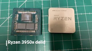 Ryzen 3950x delid [upl. by Erland826]