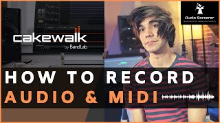 Cakewalk Tutorial  Bandlab  How To Record Beginner [upl. by Shanahan]