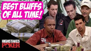 High Stakes Poker Best Bluffs of All Time [upl. by Gudren276]