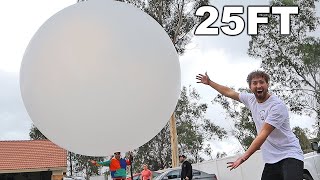 Popping Worlds Largest Balloon [upl. by Allets]