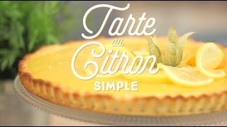 Tarte au citron extra simple  CuisineAZ [upl. by Epstein]