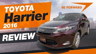 Toyota Harrier Premium Advanced Package 2016  Car Review [upl. by Fronia301]