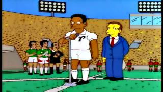 The Simpsons take on soccer [upl. by Dlonyer]