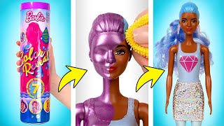 5 Bonecas Barbie Color Revel Supermetálicas  Mude o Visual delas com Água [upl. by Assyn126]