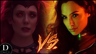 Wonder Woman VS Scarlet Witch  MCU vs DCEU  BATTLE ARENA  WandaVision  Justice League [upl. by Nadler946]