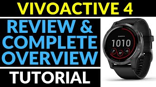 Garmin Vivoactive 4 Review and Full Walkthrough  Garmin Vivoactive 4 Overview [upl. by Ayot]