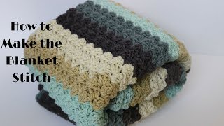 How to Make the Blanket Stitch Crochet 101 Series  Easy Crochet Tutorial [upl. by Adnima636]