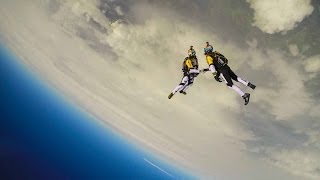 High altitude acrobatic skydiving FULL RUN  Red Bull Skycombo [upl. by Merat109]